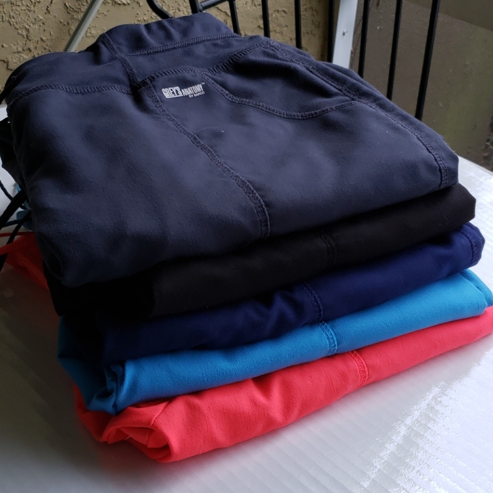 Grey's Anatomy Lot of 5 Active Scrub Pants